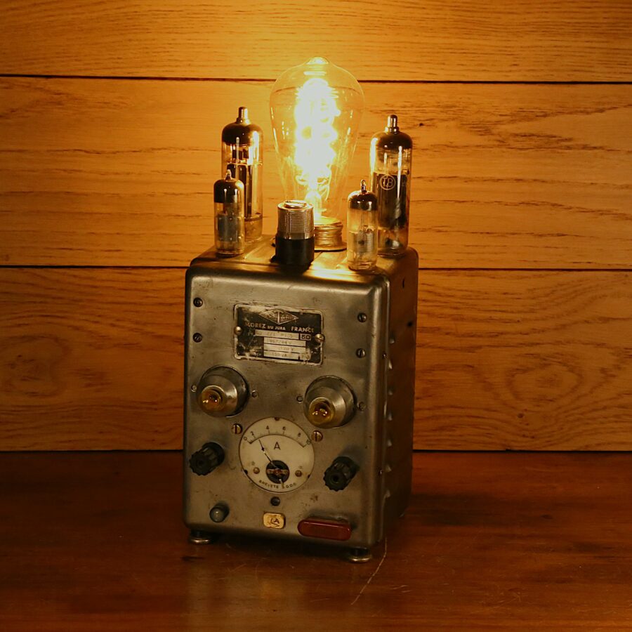 Lampe de bureau Steampunk chargeur auto retro