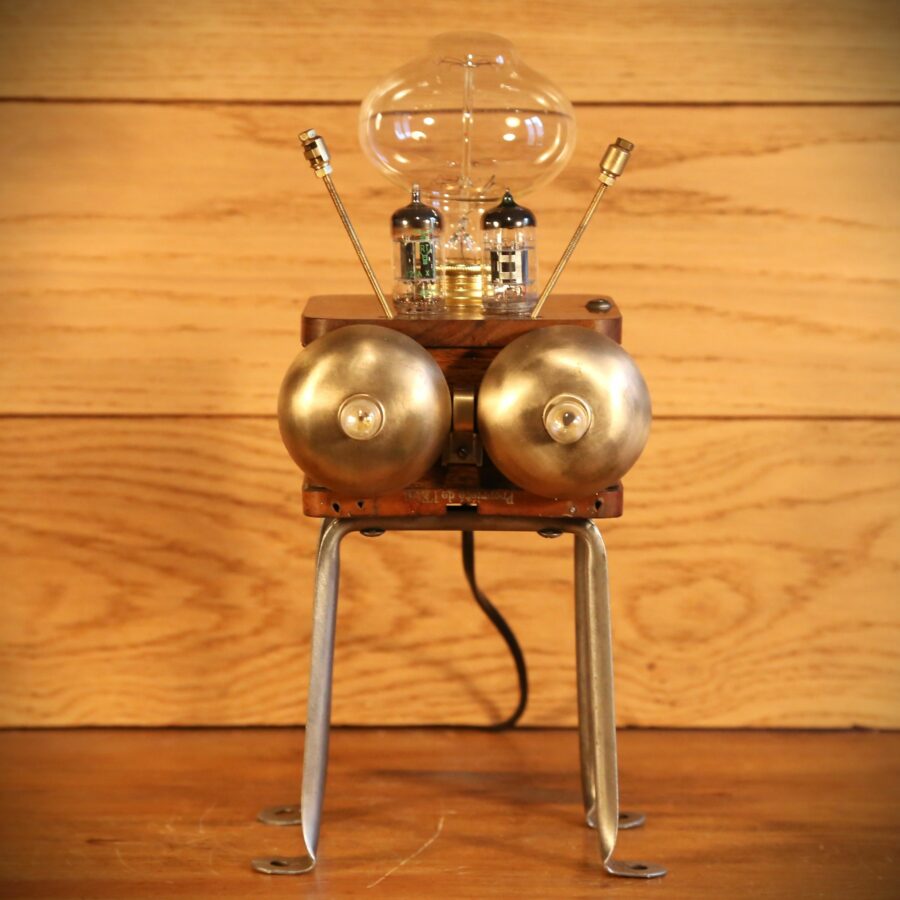 Lampe robot martien Steampunk