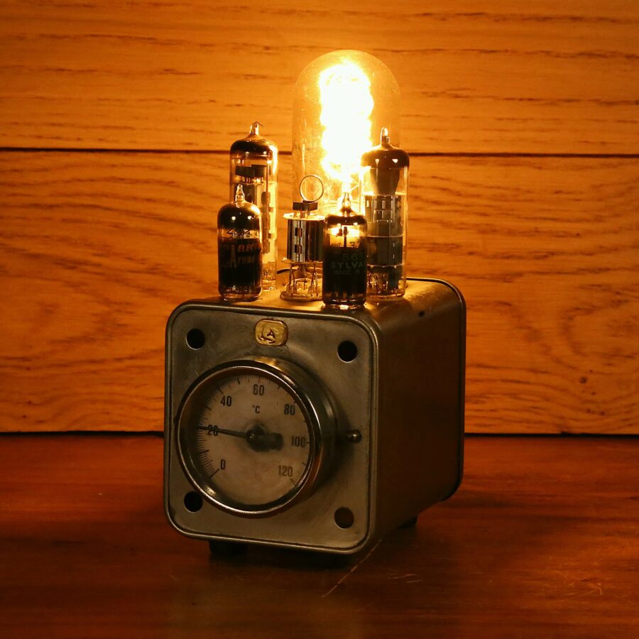 Lampe unique Steampunk transformateur électrique